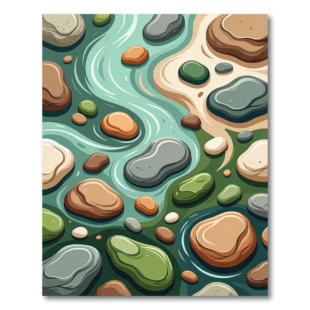 Serene River Stone Meadow Rug