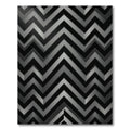 Cool Gray Chevron Zigzag Rug