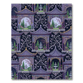 Ornate Pagoda Garden Lilac Medallion Rug