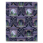 Ornate Pagoda Garden Lilac Medallion Rug
