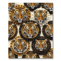 Regal Tiger Medallion Gold Geometric Area Rug