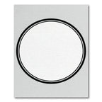 Classic Black Whitewash Ring Rug