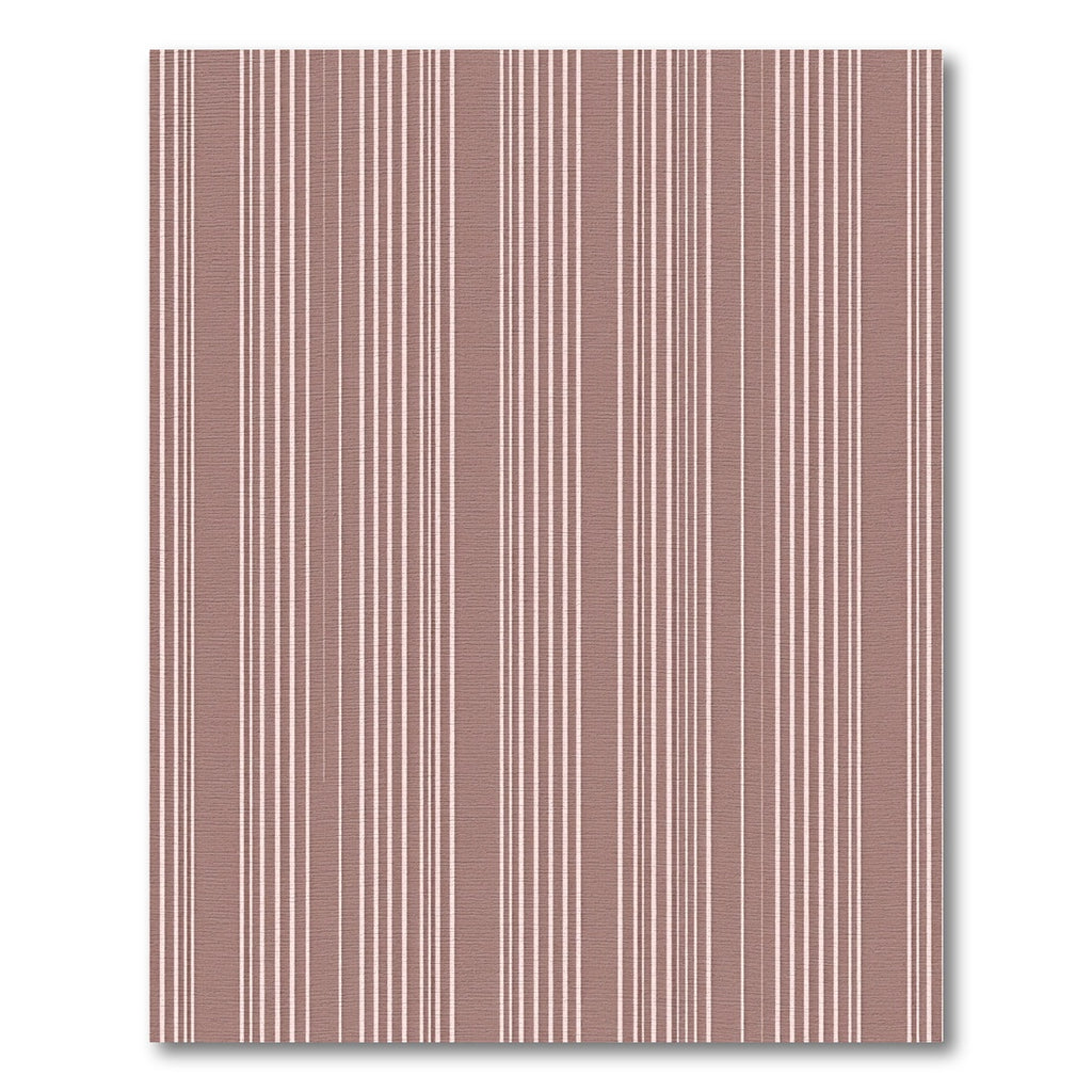 Soft Rose White Vertical Stripes Rug