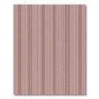 Soft Rose White Vertical Stripes Rug