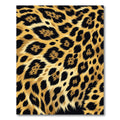Bold Gold Leopard Animal Spot Rug