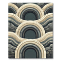 Stone Archway Abstract Wave Rug