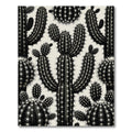 Monochromatic Desert Cactus Cluster Rug