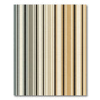 Earthy Neutral Tone Vertical Stripe Rug