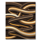 Earthy Toned Ribbon Swirl Rug