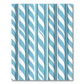 Sky Blue White Twisting Stripe Rug