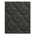 Ornate Silver Arabesque Scroll Rug