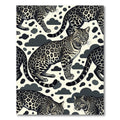 Leopard Spots with Midnight Clouds Rug