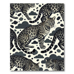 Leopard Spots with Midnight Clouds Rug