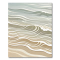 Sandy Beach Abstract Wave Rug