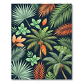 Vibrant Tropical Palm Leaf Collection Rug