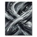 Abstract Swirl Brushstroke Splash Rug