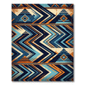 Bold Geometric Tribal Zigzag Rug