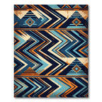 Bold Geometric Tribal Zigzag Rug