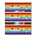 Gradient Abstract Rectangles With Color Blocks Rug