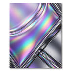 Iridescent Holographic Fluid Liquid Gradient Rug