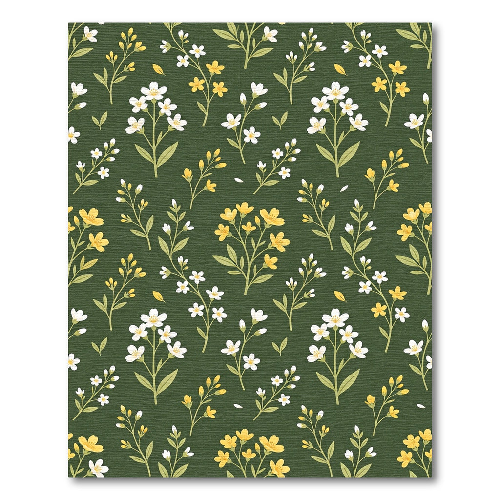 Dark Forest Wildflower Meadow Rug
