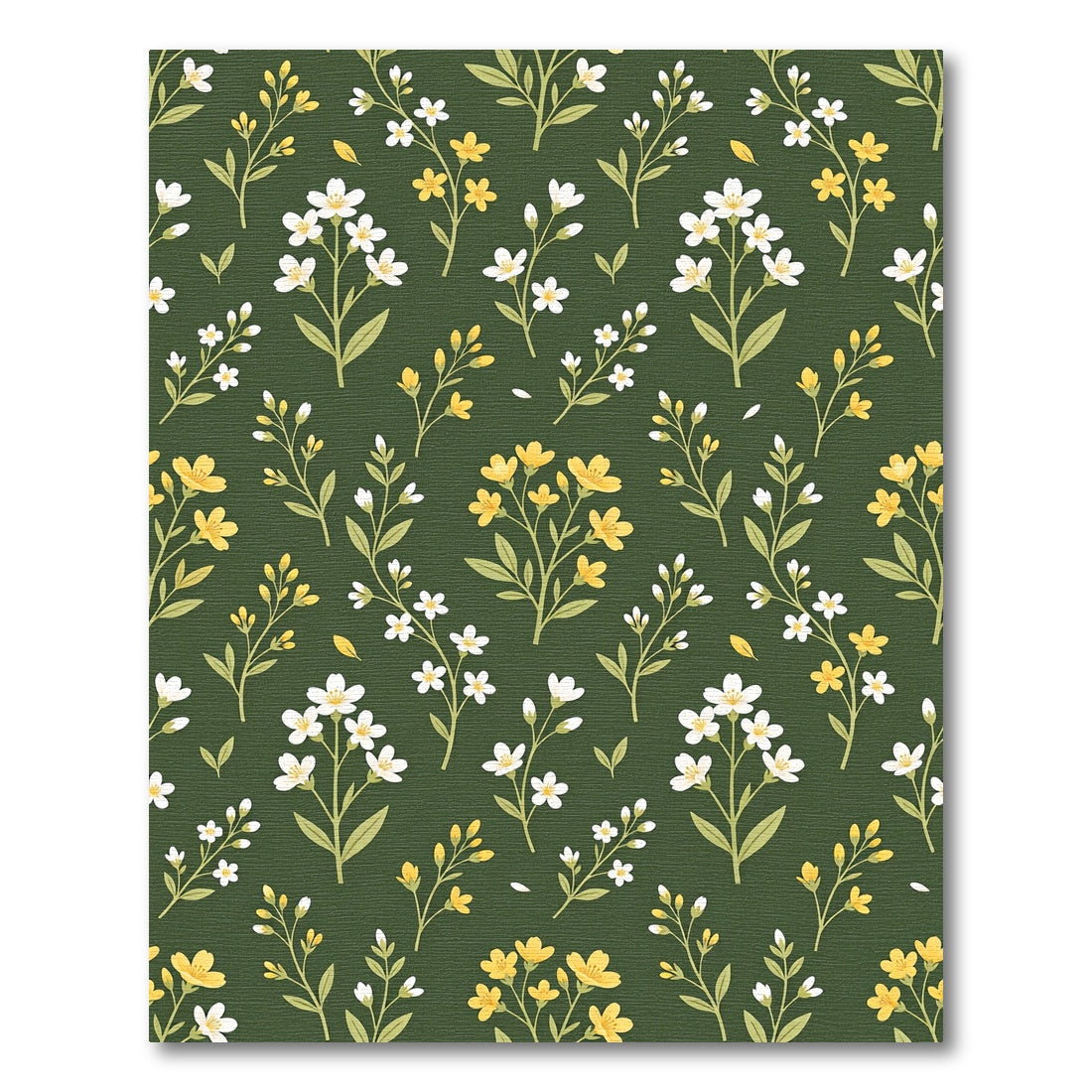 Dark Forest Wildflower Meadow Rug