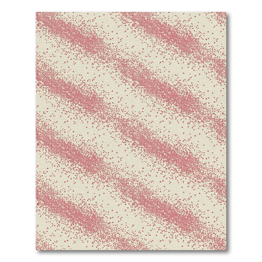 Blush Pink Scattered Polka Dot Diagonal Rug
