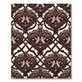 Regal Heart Cherub Ribbon Ornament Rug