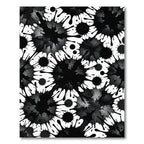 Bold Ink Splatter Blossom Rug