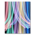 Ethereal Radiant Pastel Flowing Wave Abstract Rug