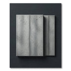 Modern Speckled Concrete Panel Rug
