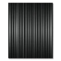 Graphic Black Silver Vertical Stripes Rug