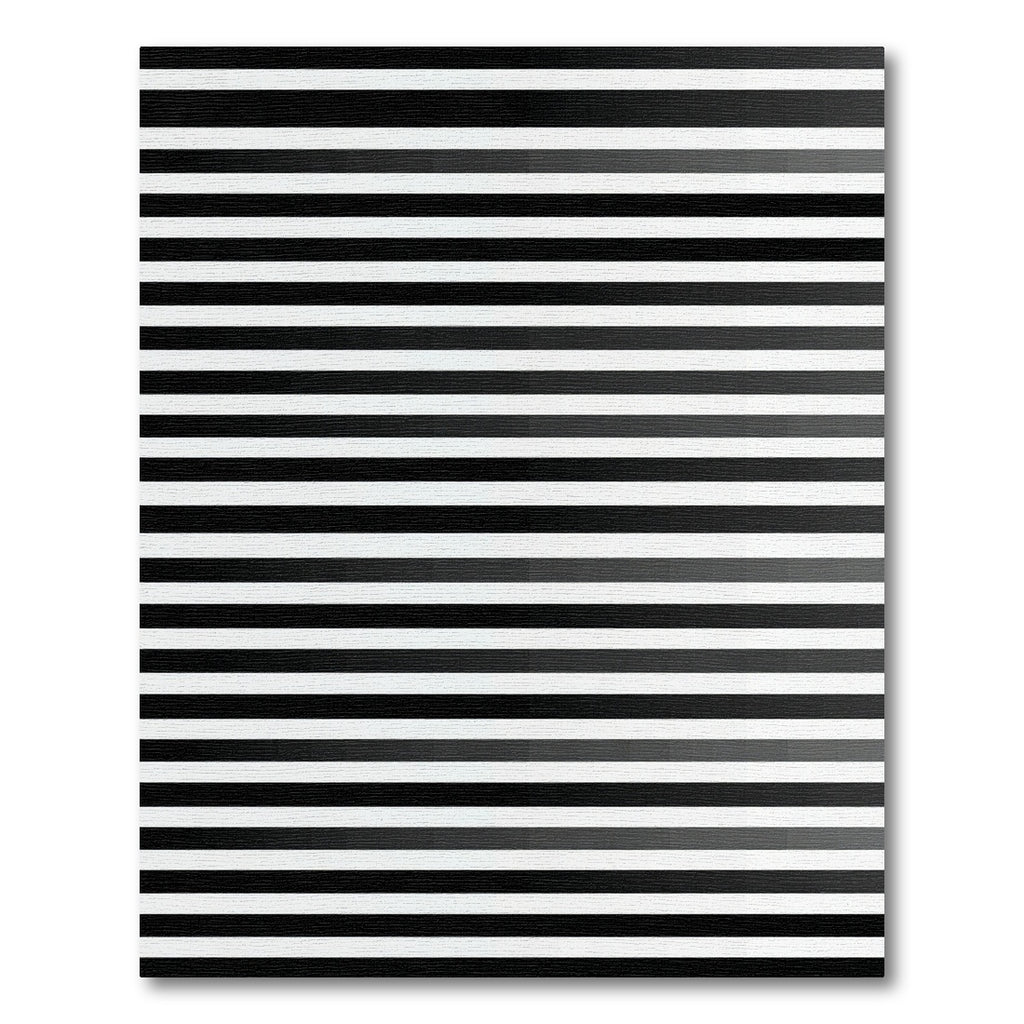 Sharp Black White Gradient Stripes Rug