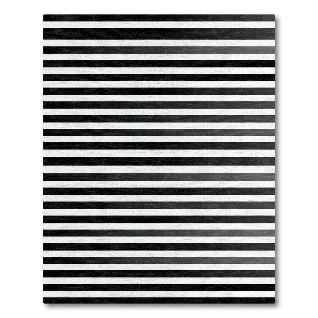Sharp Black White Gradient Stripes Rug