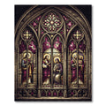 Gothic Cathedral Stained Glass Window Rug