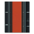 Bold Orange Dark Gray Stripe Rug