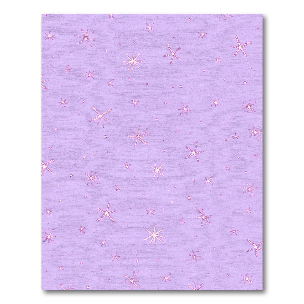 Lavender Starfish Scatter Rug