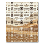 Earthy Desert Landscape Geometric Rug