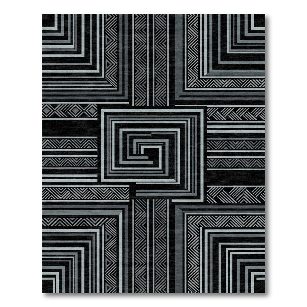 Monochromatic Geometric Square Lattice Rug