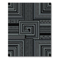 Monochromatic Geometric Square Lattice Rug