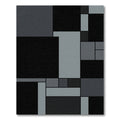 Monochrome Rectilinear Grid Art Rug