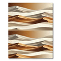 Abstract Golden Dunes Desert Wave Rug