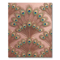 Gilded Peacock Feather Fan Radiance Rug