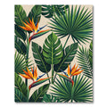 Vibrant Bird Of Paradise Foliage Rug