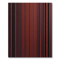 Crimson Orange Vertical Stripe Rug