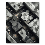 Abstract Stone Texture Speckled Rug