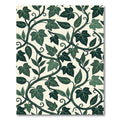 Deep Green Climbing Vine Foliage Rug