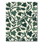 Deep Green Climbing Vine Foliage Rug
