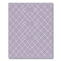 Lavender Geometric Intersecting Diamond Rug