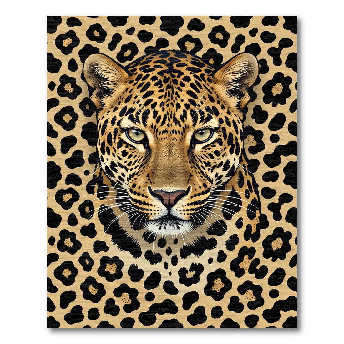 Bold Leopard Spot Contemporary Fauna Rug